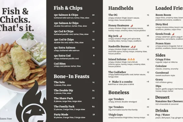 Bare Bones Fish & Chips